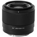 Viltrox AF 20 mm F2.8 Objectif principal plein format autofocus pour appareils photo Sony/Nikon