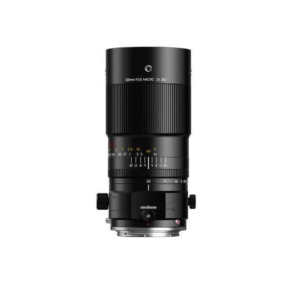 TTArtisan 100mm F/2.8 Full-frame 2X Ultra Macro Tilt-Shift Lens pour Sony/Fuji/Canon
