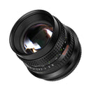 Pergear 50 mm f/1.4 plein format à mise au point manuelle Objectif pour appareils photo à monture E/Z/L/RF