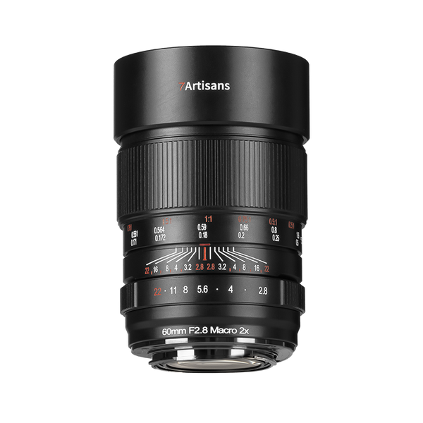 7Artisans 60mm F2.8 Objectif Macro Plein Format à Grossissement 2X