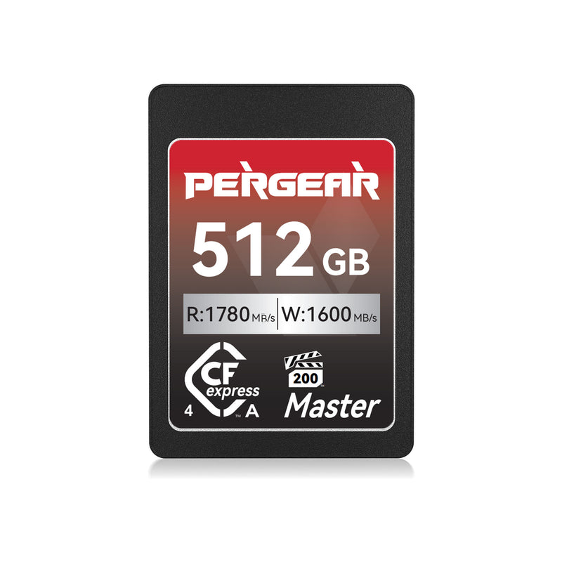Carte mémoire Pergear Master 4.0 VPG200 Vérifié CFexpress Type A 512 Go