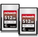 Pergear 512 Go Carte Mémoire VPG200 Vérifié CFexpress Type A Standard pour Appareils Photo Sony Alpha et FX