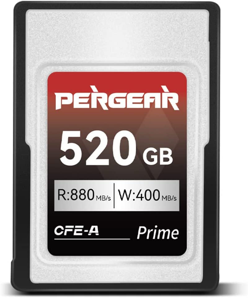 Carte mémoire Pergear Professional CFexpress Type A (520 Go)