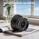 Objectif Fisheye Pergear 10mm F5.6 II APS-C, Ultra Grand Angle 172° à Mise au Point Manuelle pour X/E/Z/RF/EOS-M et M4/3