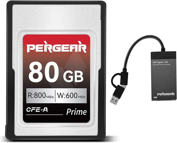 Carte mémoire Pergear Professional CFexpress Type A (80 Go) pour Sony