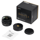 Objectif fisheye circulaire AstrHori MF 8mm F2.4 pour Fujifilm GFX & Hasselblad XCD
