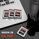 Carte mémoire PERGEAR CFE-B Prime CFexpress Type-B (4 To) Pour Nikon Z8/Z9