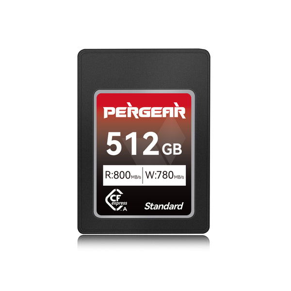 Pergear 512 Go Carte mémoire CFexpress Type A standard pour appareils photo Sony Alpha et FX