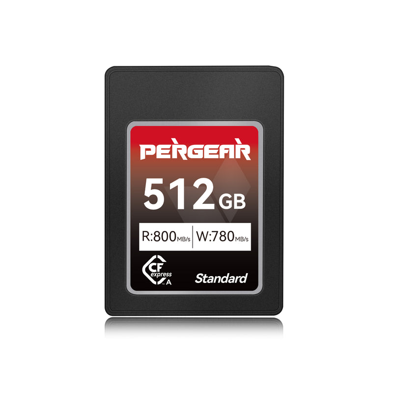 Pergear 512 Go Carte mémoire CFexpress Type A standard pour appareils photo Sony Alpha et FX