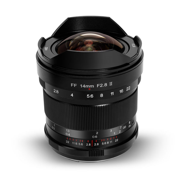 Pergear 14 mm F2.8 II Objectif manuel plein format pour appareils photo Sony, Nikon, Canon, Leica