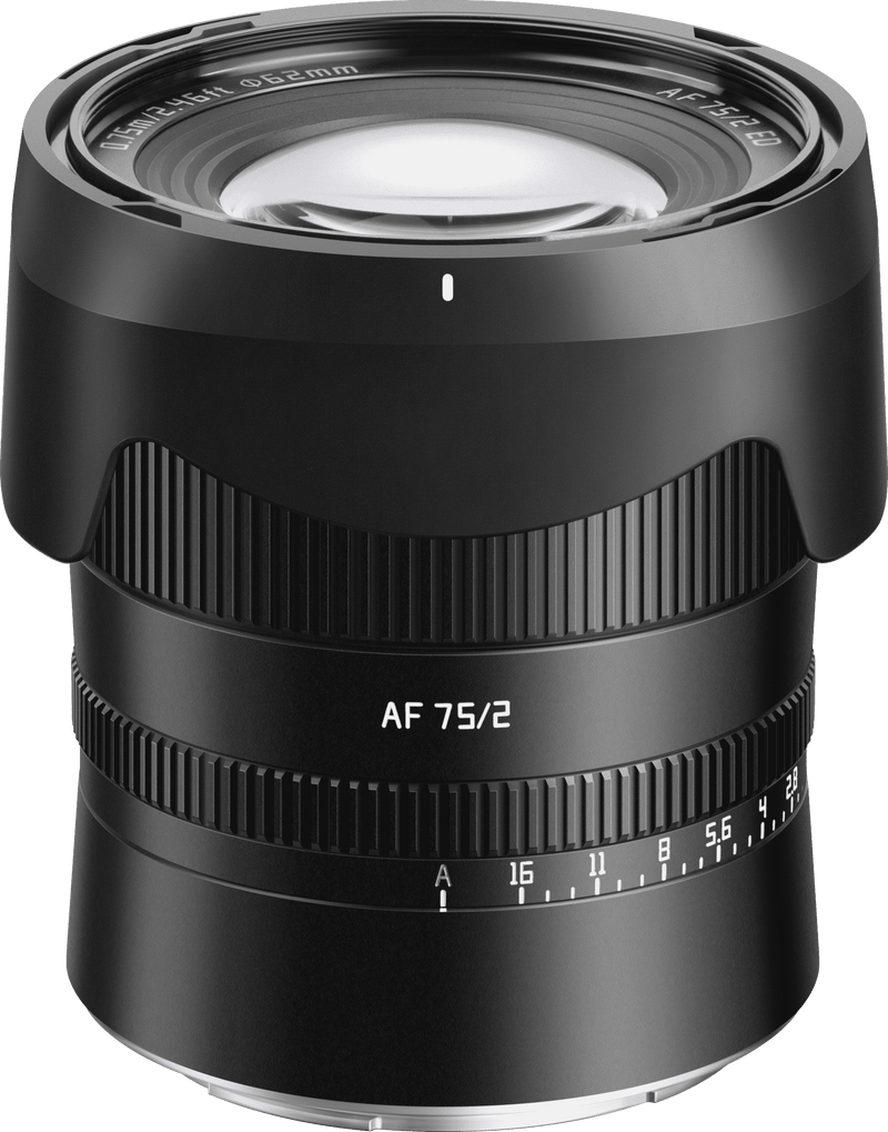 TTArtisan AF 75 mm F2 pour montures FE/Z Objectif Autofocus Plein Format