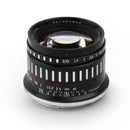 TTArtisan 35 mm F0.95 Objectif manuel pour appareils photo Fuji, Sony, Nikon, Canon et monture L