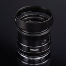 Pergear 50 mm F1.8 Objectif fixe à mise au point manuelle pour appareils photo Fuji, Sony et M4/3