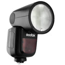 Godox V1 Flash pour appareil photo Speedlite, Flash TTL à tête ronde avec système sans fil 2.4G