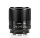 Objectif Viltrox 50 mm f/1.8 pour appareils photo Sony FE et Nikon à monture Z