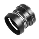 Objectif fixe Pergear 25 mm F1.8 à mise au point manuelle pour appareils photo Fujifilm/Sony/M4/3