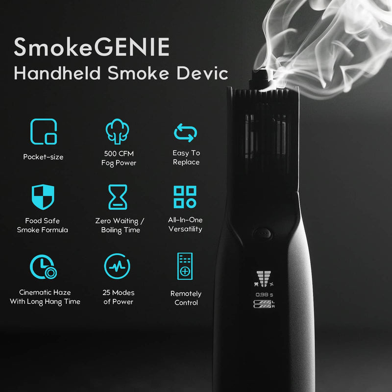 SmokeGENIE Machine à fumée professionnelle portable pour les créateurs de films vidéo