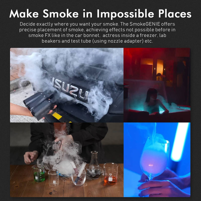 SmokeGENIE Sarter Kit Machine à Fumée Portative pour Les Créateurs de Films Vidéo