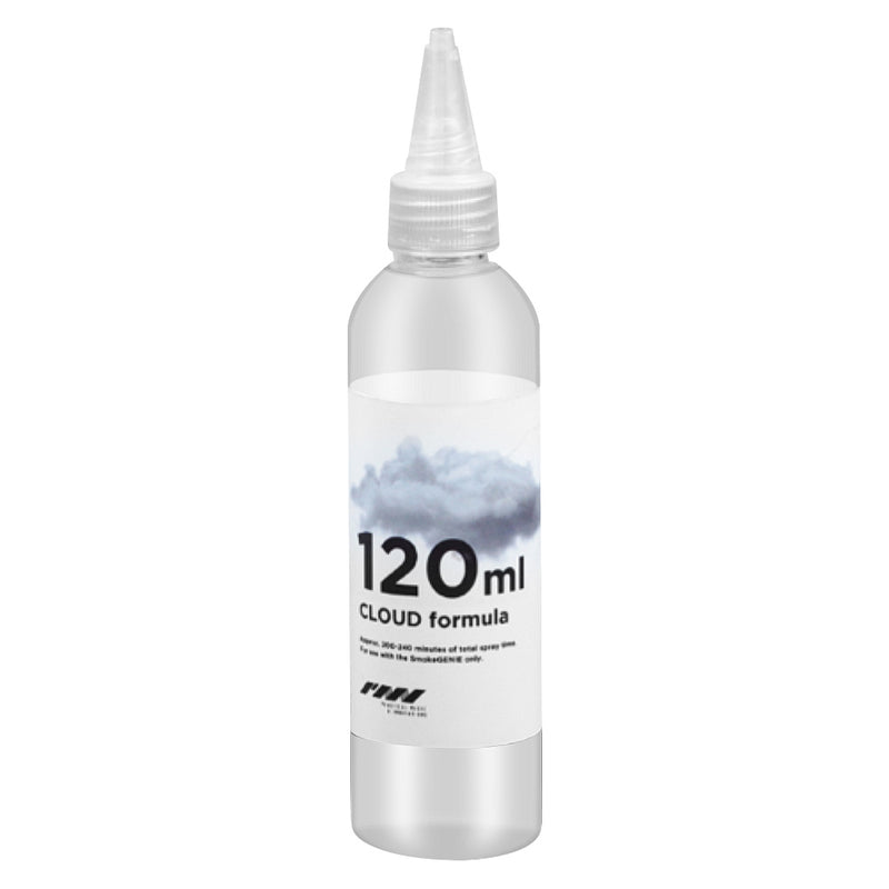 SmokeGENIE 120ml Cloud Formula Fluid Refill, for SmokeGENIE Handheld Professional Smoke Machine