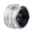 Pergear 35 mm F1.6 Objectif fixe pour appareils photo Sony, M4/3, Fuji, Nikon