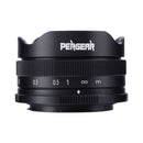 Pergear 10 mm F5.6 Pancake Fisheye Objectif pour appareils photo APS-C Fuji, M4/3, Sony et Canon