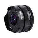 Pergear 10 mm F5.6 Pancake Fisheye Objectif pour appareils photo APS-C Fuji, M4/3, Sony et Canon