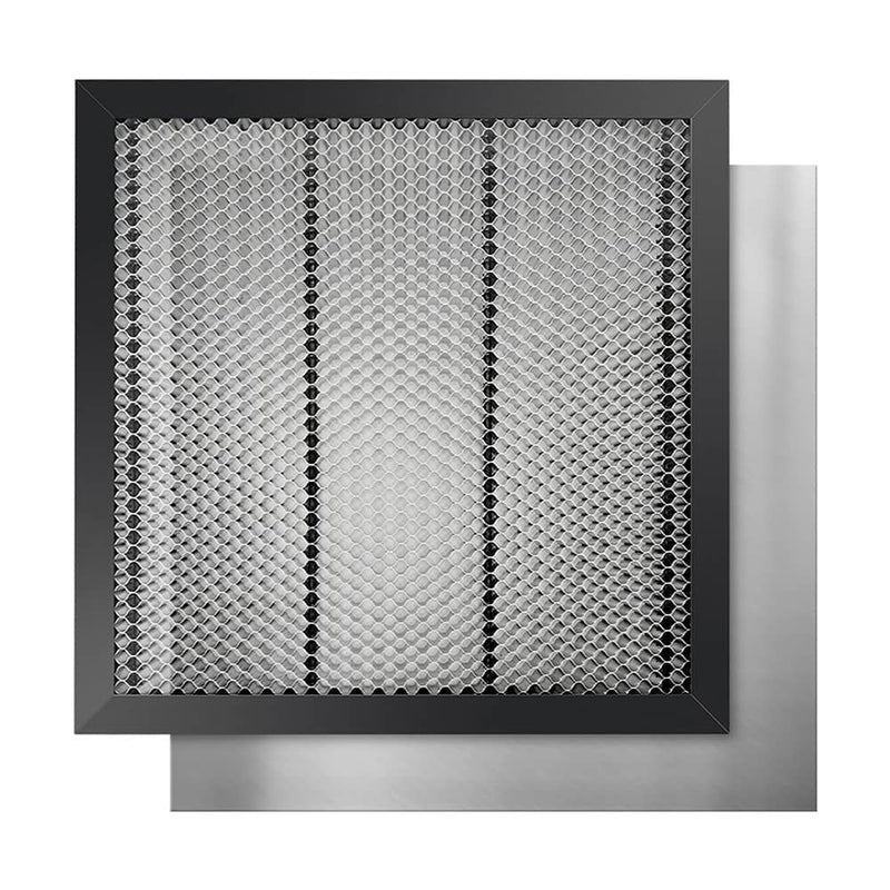 Pergear 400x400x22mm Table de travail en nid d'abeille laser avec plaque en aluminium