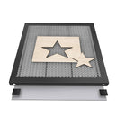 Pergear 400x400x22mm Table de travail en nid d'abeille laser avec plaque en aluminium