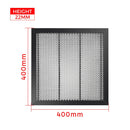 Pergear 400x400x22mm Table de travail en nid d'abeille laser avec plaque en aluminium