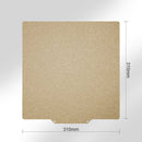 Pergear Pulvérisation PEI Double Face 310 x 310 mm Feuille D'acier PEI pour Imprimante 3D, Emballé Avec 4 Buses mk8 de 0,4 mm