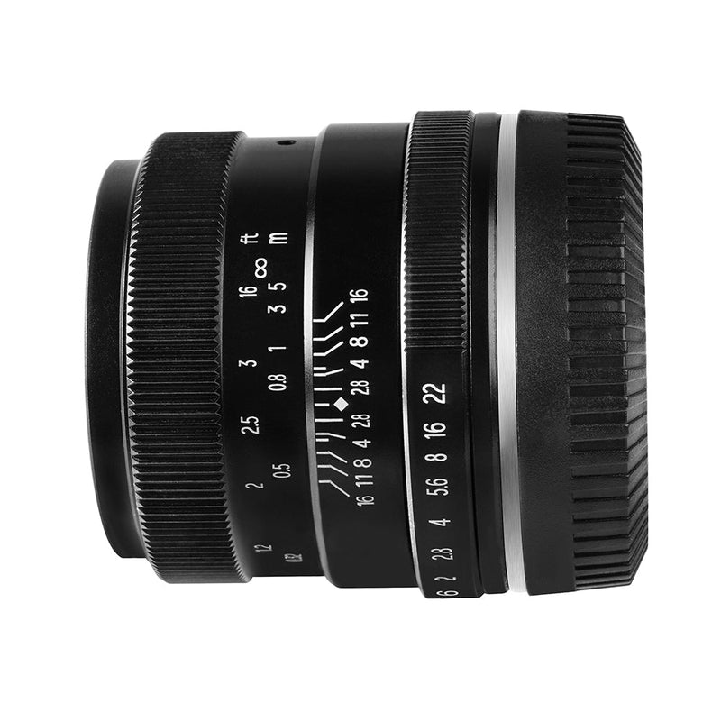 PERGEAR 35 mm F1.2 Objectif à grande ouverture pour appareils photo Fuji/Sony/Nikon et M4/3