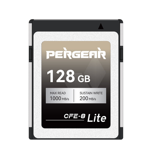 PERGEAR CFE-B Lite 128 Go Cfexpress Type-B Carte mémoire