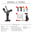Zhiyun Weebill 3 Mise à Niveau du Stabilisateur de Cardan 3 Axes Pour Appareils Photo Sans Miroir et DSLR