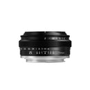 TTArtisan 25mm F2 Objectif manuel grand angle pour appareils photo Fuji, Sony, M4/3, Nikon et Leica