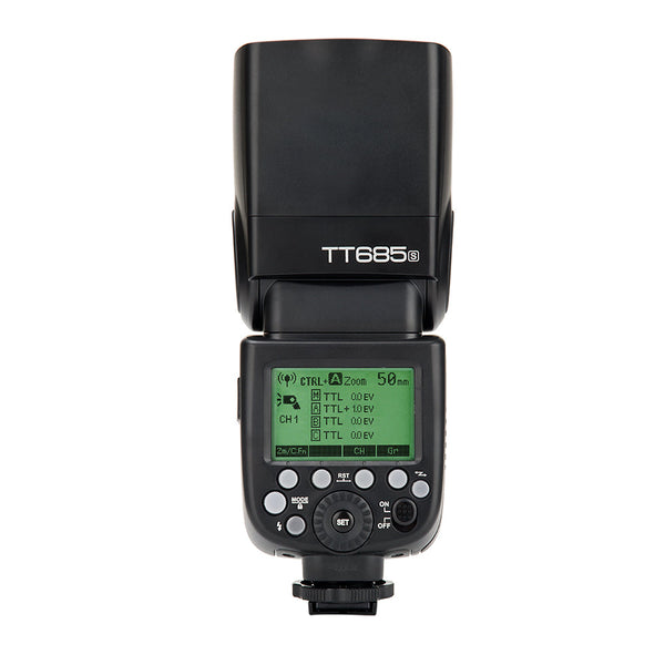 Godox TT685 HSS GN60 TTL Flash Speedlite pour appareils photo Fuji, Sony, Nikon et Canon