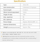 Pergear 10 mm F8 Pancake Objectif pour appareils photo Sony, M4/3 et Nikon