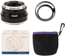 Objectif fixe Pergear 25 mm F1.8 à mise au point manuelle pour appareils photo Fujifilm/Sony/M4/3