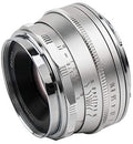 Objectif fixe Pergear 25 mm F1.8 à mise au point manuelle pour appareils photo Fujifilm/Sony/M4/3