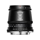 Objectif TTArtisan 17 mm F1.4 pour appareils photo Fuji, Sony, MFT, Leica, Nikon et Canon