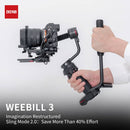 Zhiyun Weebill 3 Mise à Niveau du Stabilisateur de Cardan 3 Axes Pour Appareils Photo Sans Miroir et DSLR